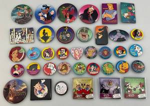 lot 11 image: Misc. Disney  Character  Buttons