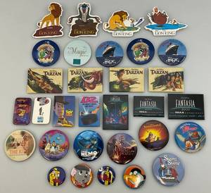 lot 12 image: Misc. Disney Movie Buttons