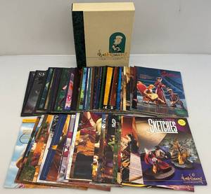lot 16 image: Vintage Disney Sketches Collectors Magazines