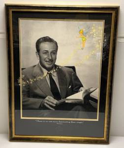 lot 33 image: Vintage Walt Disney Limited Edition Poster Walts Magic Limited Edition Print 500 Framed Behind Glass 26 34 x 34 34