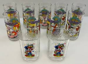 lot 65 image: Vintage FLINTSTONES Collectors Glasses & More