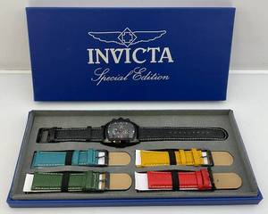 lot 83 image: NWOT Invicta Lupah Mens Sport Watch With Extra Bands