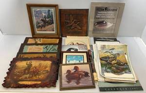 lot 91 image: Misc. Waterfowl Prints & More