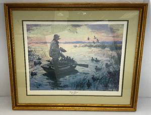 lot 106 image: Frank Hoffman Print Framed Behind Glass 27 x 32 12