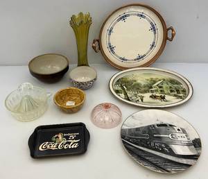 lot 119 image: Misc. Vintage Stoneware 1 Advertisement & More