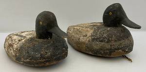 lot 138 image: 1930s - 40s Cork Duck Decoys