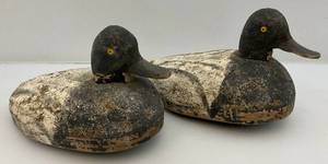 lot 140 image: 1930s - 40s Cork Duck Decoys