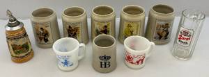 lot 144 image: Misc. Vintage Beer Steins & More