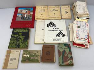 lot 153 image: Misc. Military Letters, Manuals & More