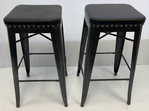 lot 163 image: Two Fancy Stools