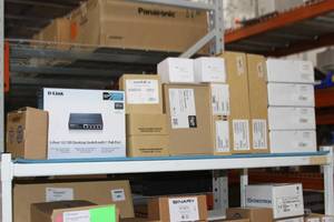 lot 10 image: Large LOT of Miscellaneous New & NewOpen Box Pro Audio Video and Control Equipment Accessories