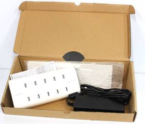 lot 47 image: Belkin 10 USB Port Power Charging Station -  2.4 Model # B2E026