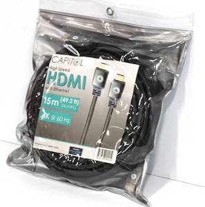 lot 124 image: 49 Ft Long High Speed HDMI Cable With Ethernet Capitol Brand 24 AWG