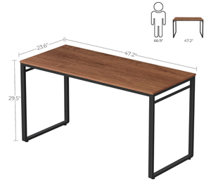 lot 165 image: VASAGLE Computer Desk Model # ULWD058B08
