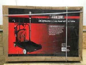 lot 163 image: Ironton Air-Operated 5.1 Oil Pump Kit Model # 58283