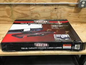 lot 168 image: Ironton 750-lbs Capacity Folding Cargo Carrier
