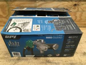 lot 169 image: GPI G20 High Flow Fuel Transfer Pump Model# G20-012AD