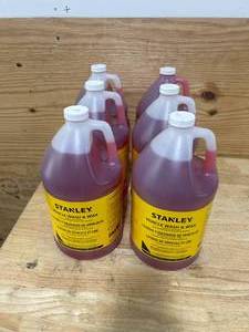 lot 125 image: STANLEY Lot of 6 Jugs of- Vehicle Wash and Wax (1 gallon per jug)