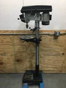 lot 149 image: Non-Working Klutch 13 inch Floor Mount Drill Press Model # 49383
