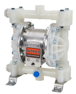lot 43 image: Roughneck Air-Operated Double Diaphragm Pump, 12in. Ports, 12 GPM, Polypropylene