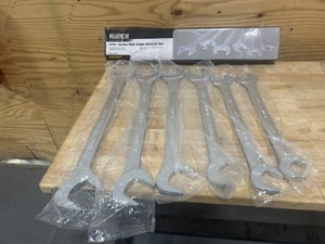 lot 58 image: KLUTCH 6-Pc. Jumbo SAE Angle Wrench Set