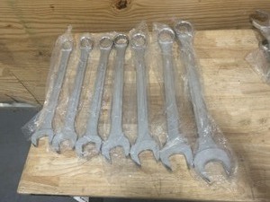 lot 59 image: TITAN 7pc Jumbo Metric Combination Wrench Set