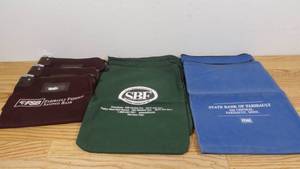 lot 97 image: Lot of 8 Bank Deposit Bags