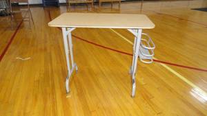 lot 178 image: 36L x 20W x 30H Workshop Table with Side Cubby