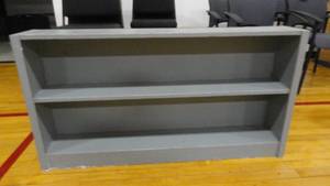 lot 15A image: 46 x 24 Gray 2 Tier Shelf