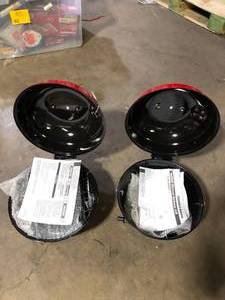 Lot of  14 in. Portable Charcoal Grill in Red  Customer Returns See Pictures