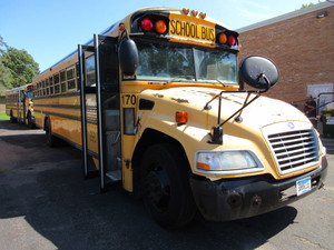 lot 170 image: 71 PASSENGER BLUEBIRD SCHOOL BUS