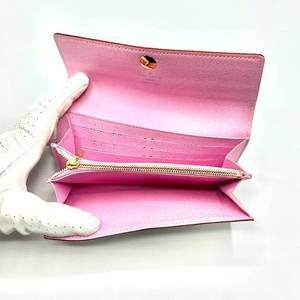 lot 0N image: Louis Vuitton Takashi Murakami White Monogram Multicolor Portefeuille Sarah Wallet - Authentic $1,200 Retail