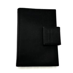 lot 35O image: Prada Black Tessuto Nylon 6-hole Notebook Cover - Authentic $350 Retail