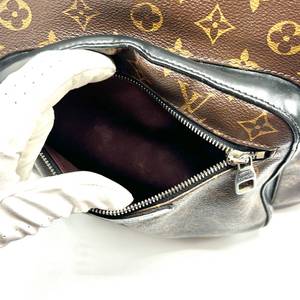 lot 0E image: Louis Vuitton Leather Monogram Macassar Josh Backpack - Authentic $2,200 Retail