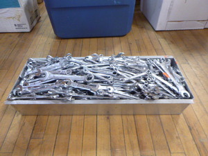 Tote of Small Wrenches