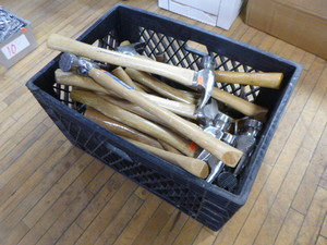 Crate of Claw Hammers