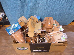 Box of Leather Tool Holders