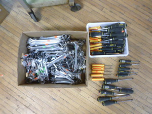 Lot of Screwdrivers and Wrenches