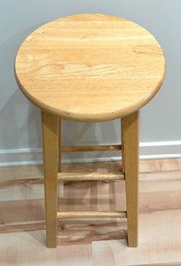 lot 132 image: Wooden Stool