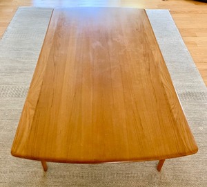 lot 9 image: Mid-Century Modern Norwegian Wood Coffee Table