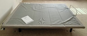 lot 161 image: Tempur-Pedic Full Size Bed Frame and Accessories