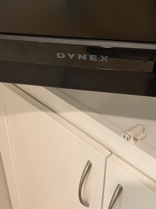 lot 172 image: 32 Dynex TV with Wall Mount and Stand
