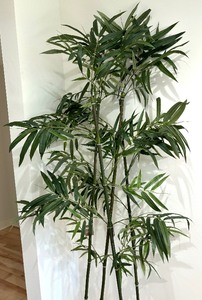 lot 134 image: Four Faux Bamboo Branches