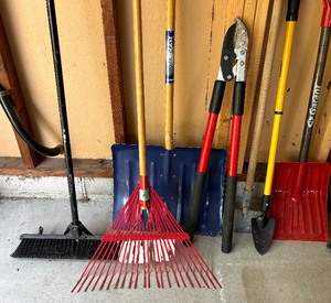 lot 205 image: Long Handled Tools and More
