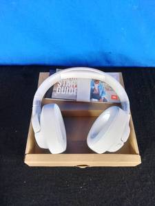 lot 75 image: JBL Tune 720 Noise-Cancelling Wireless Over-the-Ear Headphones - White