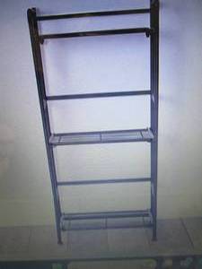lot 246 image: Advantus FlipShelf 3-Shelf Metal Un...
