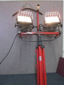 lot 260 image: Double Shop Light ...