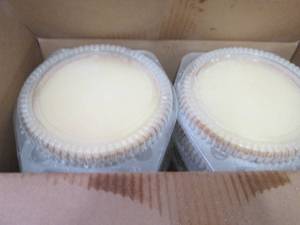 lot 278 image: AA 6 FROZEN 8 inch Egg Custard Pies...