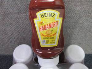 lot 407 image: 6- 14 oz Heinz Habanero Ketchup...