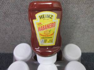 lot 408 image: 6- 14 oz Heinz Habanero Ketchup...